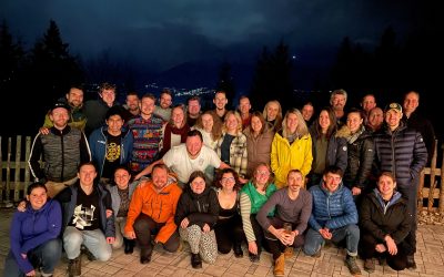 Pandas Weihnachtsfeier auf der Enzianhütte